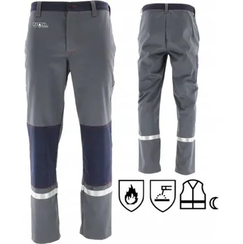 Pracovní obuv Svářečské kalhoty pracovní nehořlavé pro svářeče BAVLNA 100% BOZP velikost 64