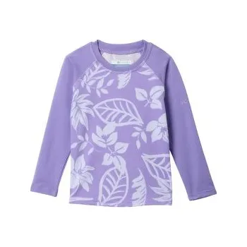 Columbia Sandy Shores Printed LS Sunguard Youth Paisley Purple Pasteled Tonal, Paisley Purple 597 fialová L