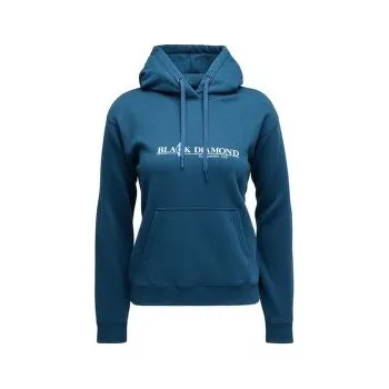 Dámská móda Black Diamond Heritage Wordmark Pullover Hoody Women Indigo modrá S