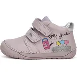 Dětské celoroční boty S070-51253A Mauve/fialková s tulipány, D.D.Step Velikost: 23