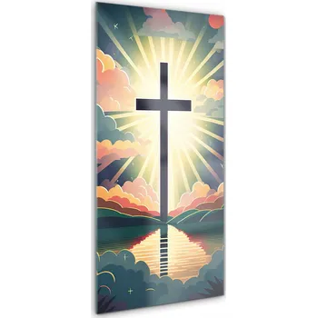 Obraz Vertikální Foto-Obraz na zeď Náboženský Kříž