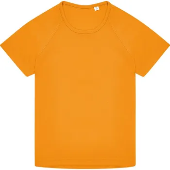 B&C Tričko B&C Active T kids, sportovní, krátký rukáv, dětské COT01ATK4zl263-meta orange 7-8 Oranžová meta