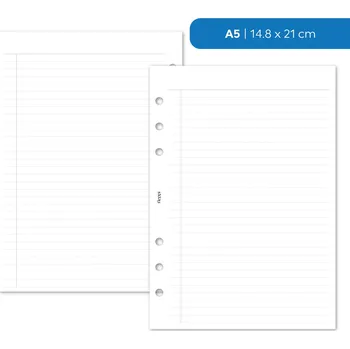 Kancelářské potřeby Fleppi Náplň do diáře - úkolové listy Vyberte velikost náplně: A5 - 6 dírek