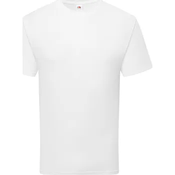 pracovní tričko Fruit of the Loom Tričko Pure Cotton T, těžká bio bavlna, krátký rukáv, unisex COT16136200105-white 2XL Bílá