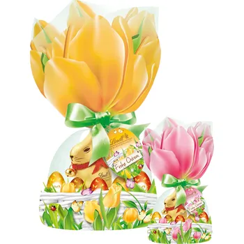 Čokoláda Lindt Zajíček v hnízdě s vajíčky mix barev 194 g