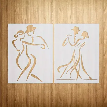 TE production Šablony pro tanec valčík & tango 2 ks