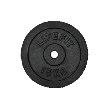 Kotouč LIFEFIT® 15kg, kovový, pro 30mm tyč