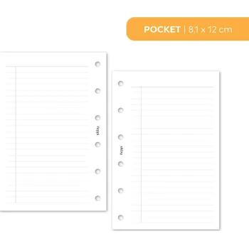 Kancelář Fleppi Náplň do diáře - úkolové listy Vyberte velikost náplně: Pocket
