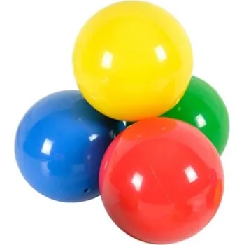 Masážní míček Ledraplastic - Univerzální malý cvičební míček 4 cm Žlutá