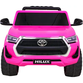 Dětské vozidlo Elektrické autíčko TOYOTA Hilux 4x4 pro děti, růžové s dálkovým ovládáním