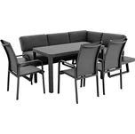 Doppler EXPERT PLUS AVERSA KERAMIK - zahradní 6-dílná hliníková jídelní souprava