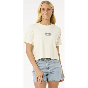 Pánské tričko Tričko Rip Curl SUN & SEA CROP TEE Bone velikost S