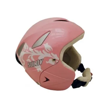 Lyžařská přilba SULOV® RANGER, vel. XXS (51-52), růžová lesk-kytka