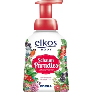 Mýdlo Elkos Body pěnové mýdlo s dávkovačem 250 ml Paradies (Dovoz: Německo)