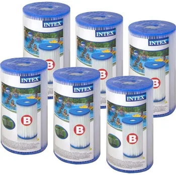 Bazénová filtrace Filtr typu B - pro bazénové filtrace Intex 29005 - 6ks