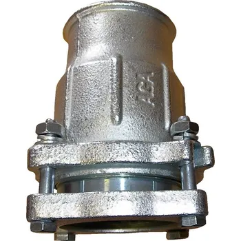 Fitinka AGAFLEX IK spojka 70mm (2 1/2"), 67,0-72,0mm, s přírubou, s vnitřním závitem, svěrná, voda, litina/pozink 10020070
