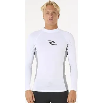 Pánské oblečení lykra Rip Curl WAVES UPF PERF L/S White velikost XL