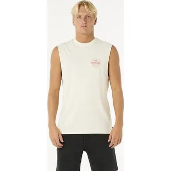 tričko Rip Curl STAPLER MUSCLE Bone velikost S