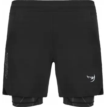 Pánské kraťasy Kraťasy pánské FUMETSU Icon Dual Layer Training black S