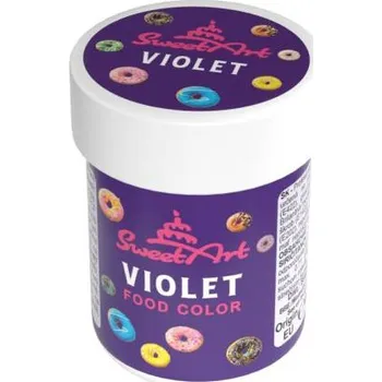 Potravinářské barvivo SweetArt gelová barva Violet (30 g)