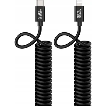 Datový kabel Kabel Silver Monkey USB-C - Apple Lightning 1 m černý