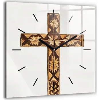 Hodiny Nástěnné hodiny SacroArte béžové 60 cm