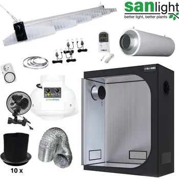 Pěstební box higarden LED Set Sanlight EVO 6-150 400W - 150x80x200cm