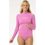 Lykra Rip Curl CLASSIC SURF LS UPF RASHGUARD Pink velikost M