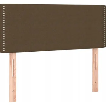 Čelo čalouněné, 100x5x78/88 cm, tmavě hnědá