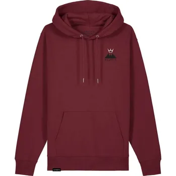 Pánská mikina PEATY'S PUBWEAR MIKINA S KAPUCÍ SUMMIT BURGUNDY (PPW-25-HDY-SMT-BRG) S