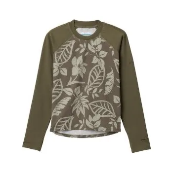 Columbia Sandy Shores Printed LS Sunguard Youth Stone Green Pasteled Tonal, Stone Green 397 zelená S