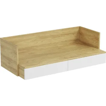 Psací stůl Psací stůl Halmar MOBIUS psací stůl 2S korpus: přírodní hickory, přední barva - alpská bílá (1p=1szt)