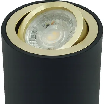 Stropní svítidlo přisazené IdeaLed 10 W GU10 12,5 cm černé