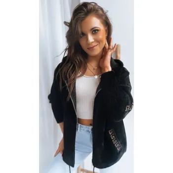 Dámská mikina Černá teplá mikina na zip NIVE NY0608 Velikost: ONE SIZE