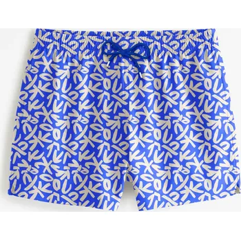 Pánské plavky Blue Geometric Swim Shorts - L