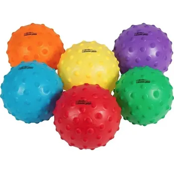 Masážní míček Spordas - Hmatový míč Slomo bump 18 cm Zelená