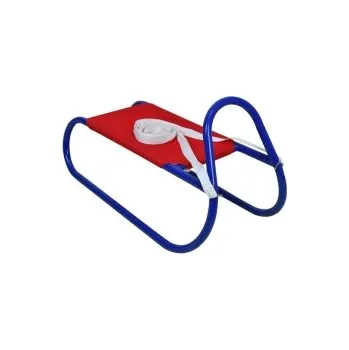 Sáně Kovové saně 62 cm, červeno-modré