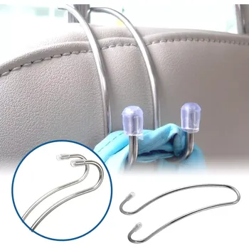 Věšák Kovový háček do auta na opěrku, madlo