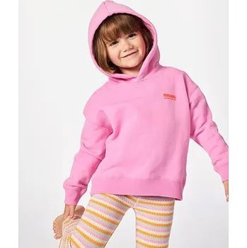 Dívčí mikina Mikina Rip Curl SURF PUFF HERITAGE HOOD-GIRL Hot Pink velikost 5-6
