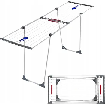 Sušák na prádlo Sušák na prádlo, zahradní, volně stojící horizontální Prime 110-196 cm