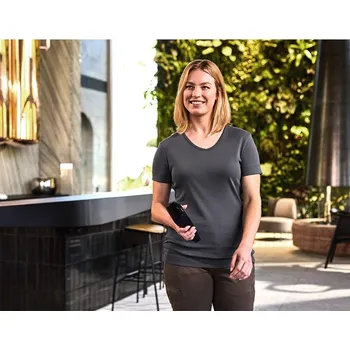 Dámské tričko e.s. Dámské tricko velikost XL antracit Strauss