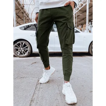 Tmavé khaki tepláky s kapsami UX4304 Velikost: 2XL