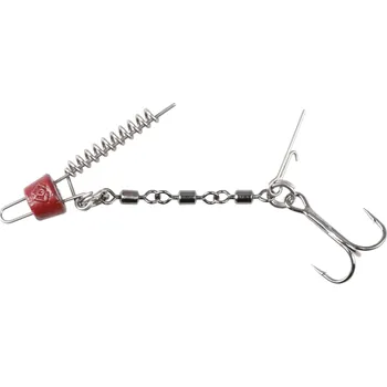 Rybářský háček Mikado montáž STINGER - JAWS EVO STINGER - 25kg - TROJHÁČKY VEL. 1 - 2 ks