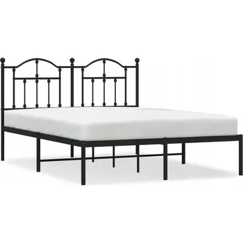 Postel Manželská postel kovová Zakito Home 140x190 černá