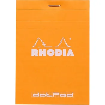 Blok Blok Rhodia N°12 8,5x12 cm, puntíky, oranžový