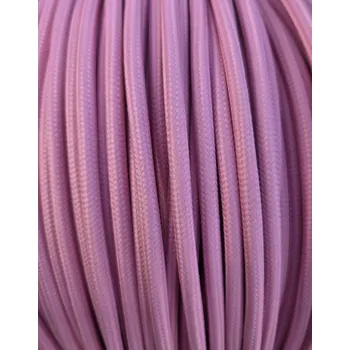elektrický kabel Dekorativní kabel 2x0,75 růžový Świnka 1m