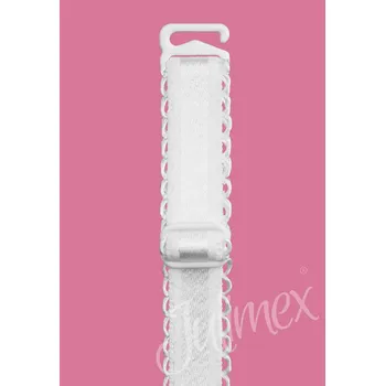 Vložka do podprsenky Ramínka, páska, kov 10 bílá 10mm