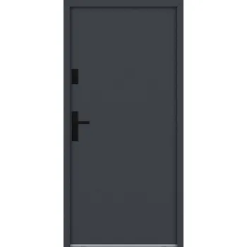Vchodové dveře Hahn-Türke Vchodové dveře ATU68-M527 Barva: Antracit, Směr otevírání: Pravé, Dovnitř, Celkové rozměry: 1100x2070mm
