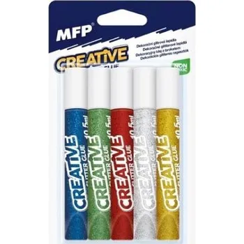 Kancelářské lepidlo Lepidlo glitrové 5x10,5ml A