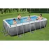 Bazén Bestway Power Steel Rattan 2,01 x 4,04 x 1 m, + kartušová filtrace, schůdky